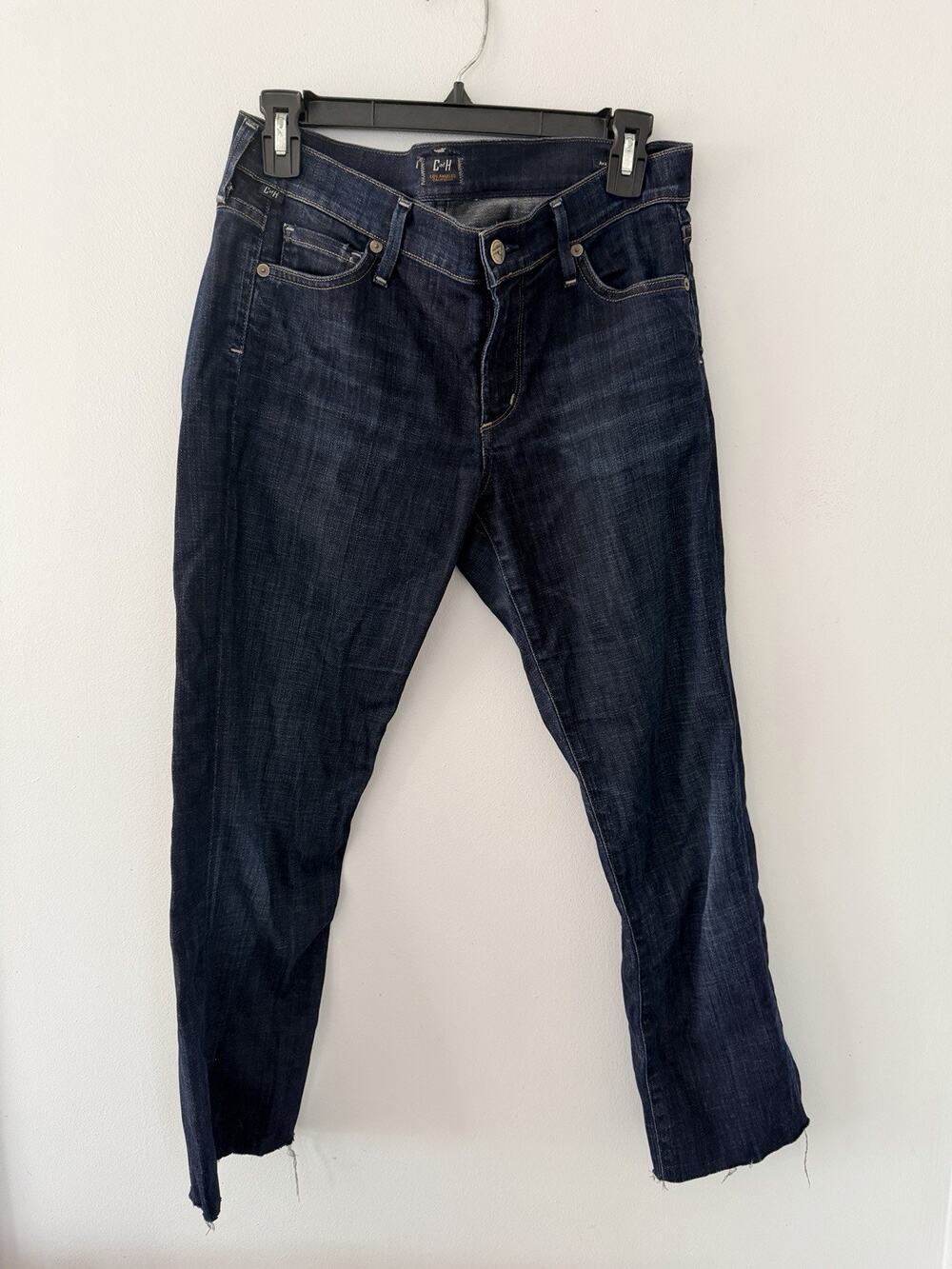 Pre-Owned CITIZENS OF HUMANITY 27 Blue Ava Low Rise Straight Leg Jeans Women